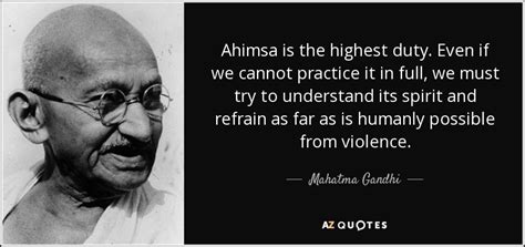 TOP 25 AHIMSA QUOTES (of 121) | A-Z Quotes