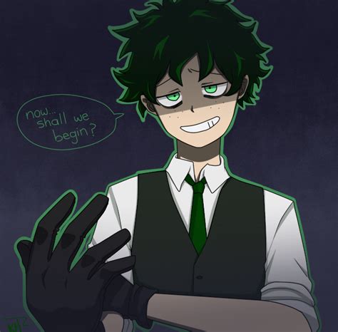 Villain Deku AU - BNHA -FanArt- by KuroeHaku on DeviantArt