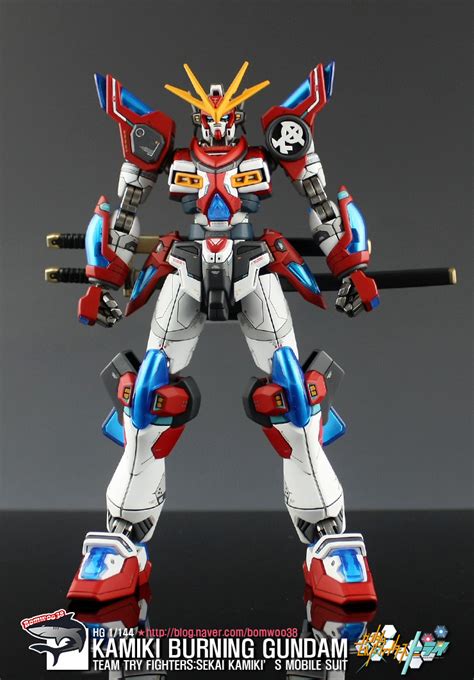 GUNDAM GUY: HGBF 1/144 Kamiki Burning Gundam - Customized Build