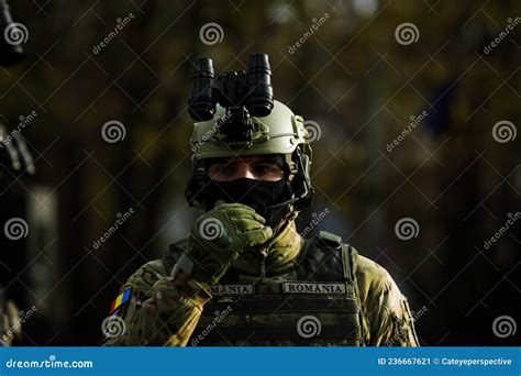 Romanian Army Special Forces Soldiers Prepare for the Romanian National Day Military Parade ...