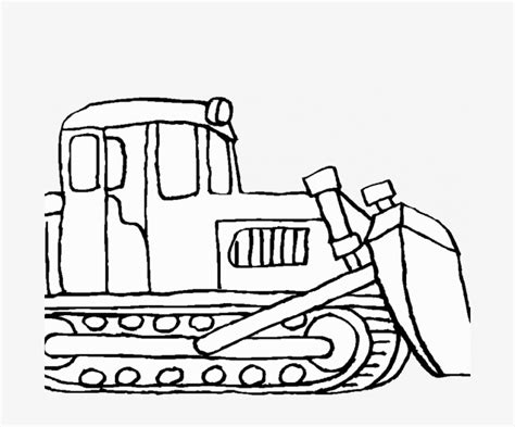 Bulldozer Drawing Black And White Clipart