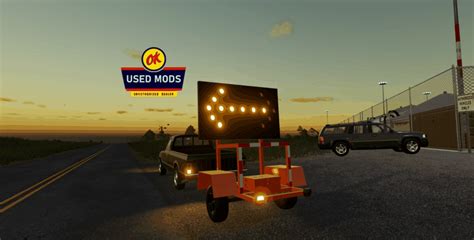 Construction Arrow Trailer Trailer - Farming Simulator 2025 mod, LS ...