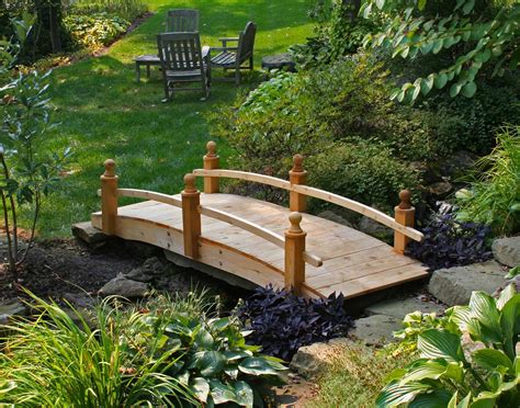 Treated Pine Amelia Single Rail Garden Bridge