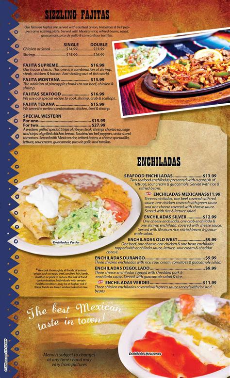 Enjoy a variety of Mexican platters and appetizers | Delicious Mexican food at Old West Mexican ...