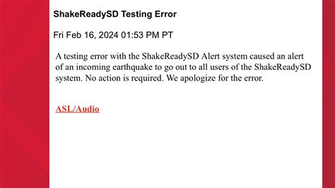 Earthquake alert sent during testing error in San Diego | cbs8.com