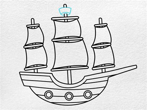 Pirate Ship Drawings