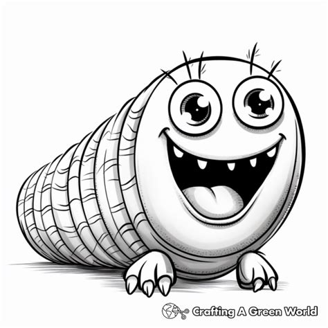 Inchworm Coloring Pages - Free & Printable!