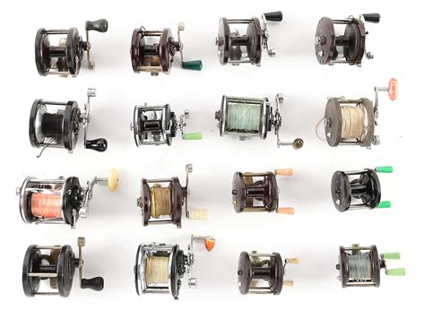 Lot Detail - LOT OF 16: PENN SALTWATER FISHING REELS.