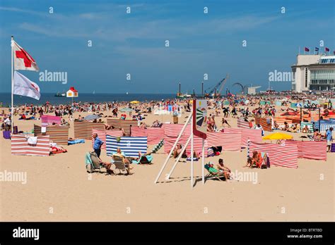 Ostend beach, Belgium Stock Photo - Alamy