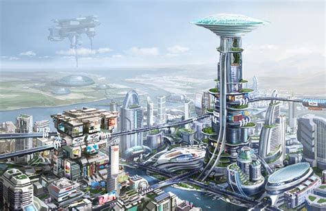 Future cities concept art | Futuristic architecture, Futuristic city ...