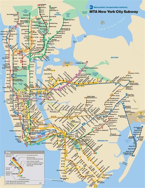 Vintage New York Subway Maps | New York City Subway Map Printable - Printable Subway Map ...