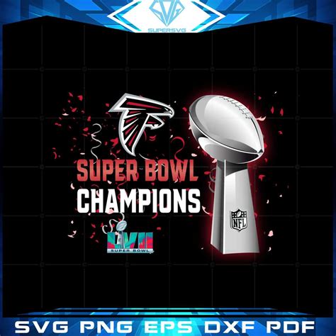 Atlanta Falcons Super Bowl Lvii 2023 Champions Png Designs