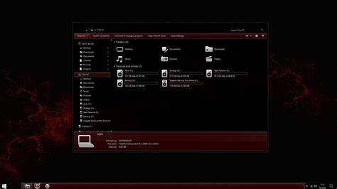 The Red Theme for Windows 10 Anniversary Update