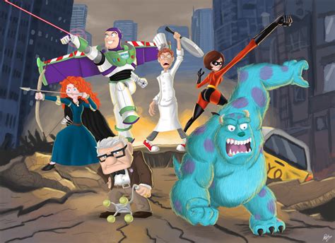 Pixar Avengers by MatheusBOliveira on DeviantArt