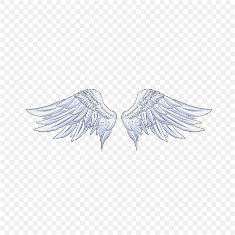 Angels Wing Hd Transparent, Clip Art Of The Angel Wings, Angel Wings, Eps, White PNG Image For ...