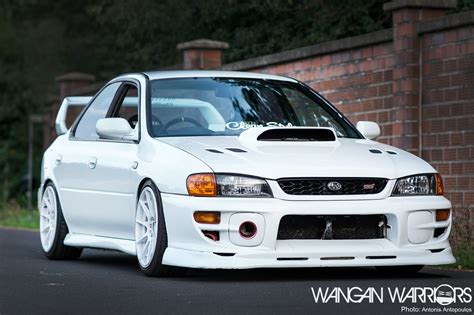 That Frozen White Subaru Impreza STI - Wangan Warriors