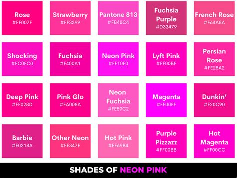 Neon Pink Color: Shades and Color Codes