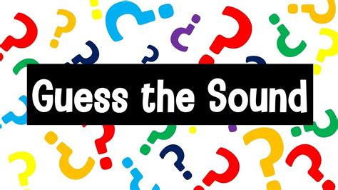 Guess the Sound Game | 20 Sounds to Guess - YouTube