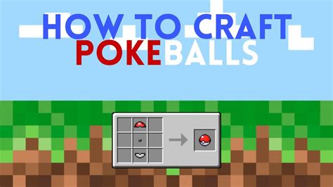 Pokeball pixelmon recipes