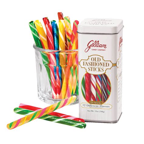 Old-Fashioned Candy Sticks in 12 Flavors – 12 oz.