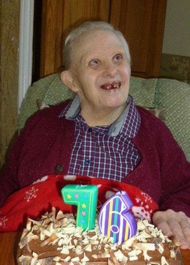 World’s oldest person with Down’s syndrome celebrates his 77th birthday at his care home ...