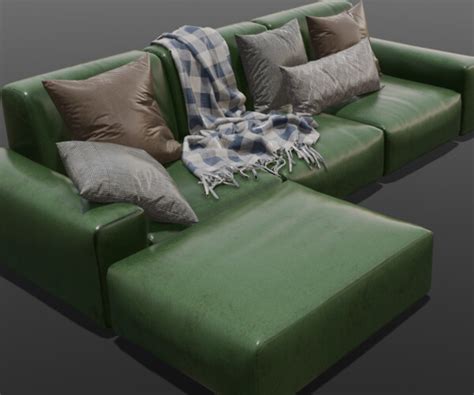 ArtStation - Sofa Set 3D Model | Game Assets