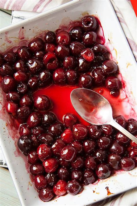 Roasted Cherries - Family Meal Recipes