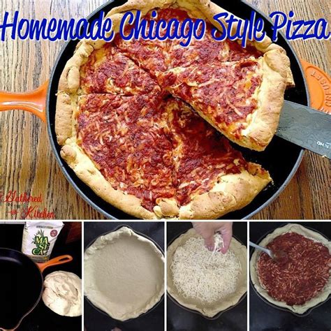 Homemade Chicago Style Pizza - Gathered In The Kitchen