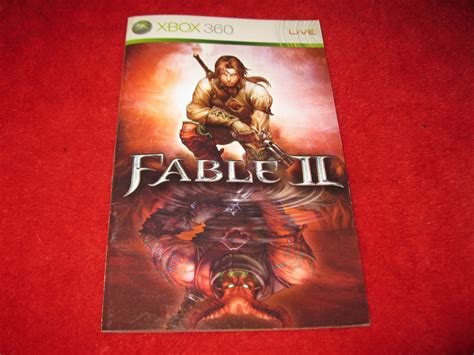 Fable II : Xbox 360 Video Game Instruction Booklet