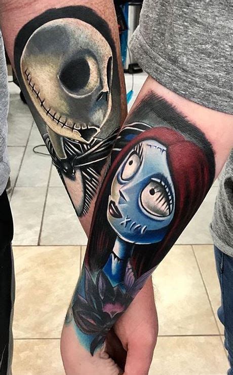 100 unique jack and sally tattoos the nightmare before christmas – Artofit