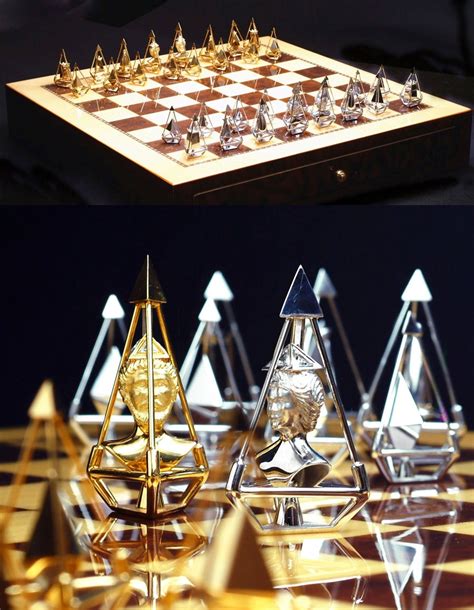 Charles Hollander luxury gold diamond chess set | Interior Design Ideas