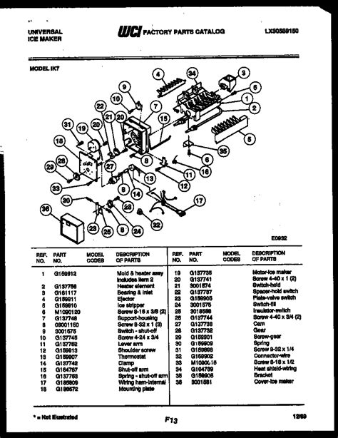 Ice Maker Parts Diagram - Wiring Diagram