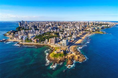 Aerial View Of Salvador Da Bahia Cityscape Bahia Brazil Stock Photo - Download Image Now - iStock