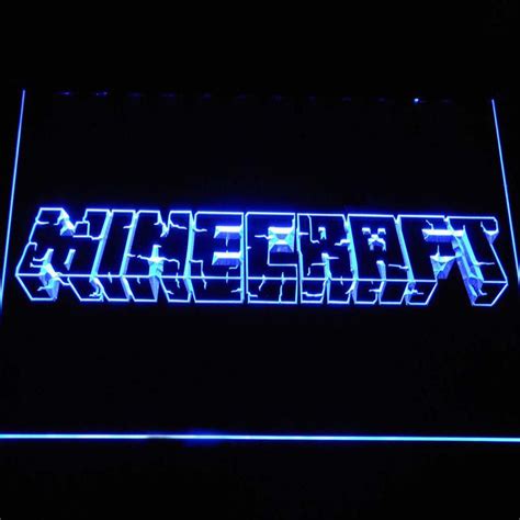 Minecraft LED Neon Sign hang sign the wall decor crafts