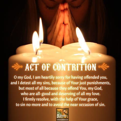 Act Of Contrition Prayer Kids | Kids Matttroy