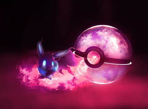 The Pokeball of Ghost Eevee by wazzy88 on DeviantArt