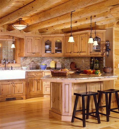 Log cabin kitchens - saudilopez