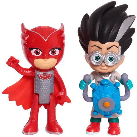 PJ Masks Hero VS Villain 2 Pack Figure Set – Owlette & Romeo - Walmart.com