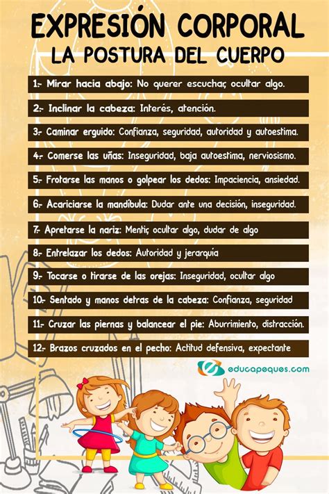 Expresión Corporal en niños - 10 Actividades de lenguaje corporal