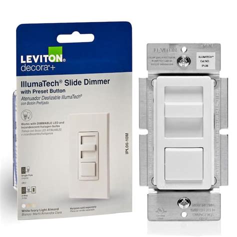 Leviton lighted dimmer for led lights - nicpassl