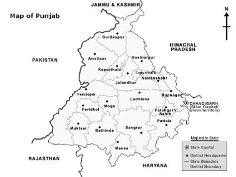 Punjab India Map Location