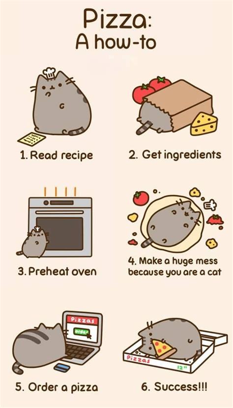 pusheen pizza | For When I'm Having A Bad Day | Pinterest