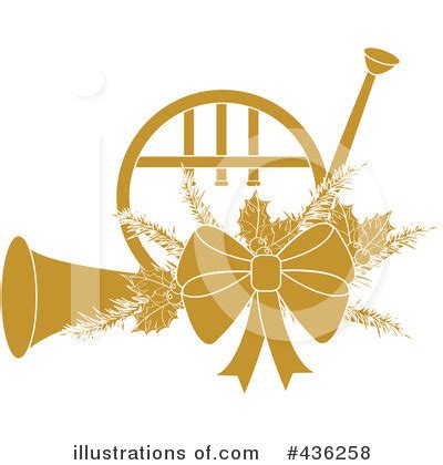 French Horn Clipart #67979 - Illustration by Pams Clipart