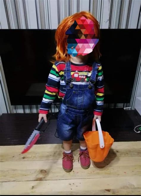 Chucky Doll Costume, Babies & Kids, Babies & Kids Fashion on Carousell