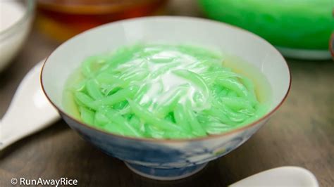 Pandan Jelly Dessert (Che Banh Lot) (Che Banh Lot) - Easy Recipe with Video