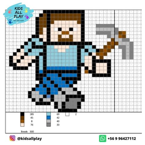 Pixel Art Minecraft Steve