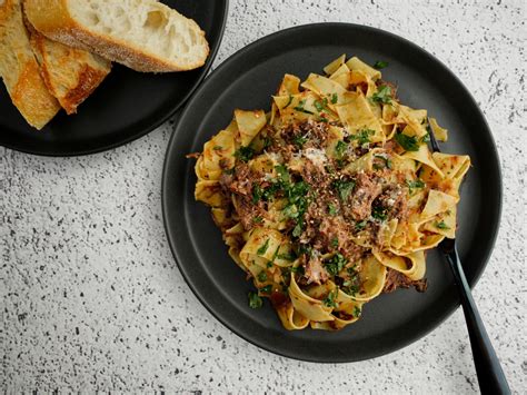 Hearty Beef Cheek Ragu with Pappardelle Recipe