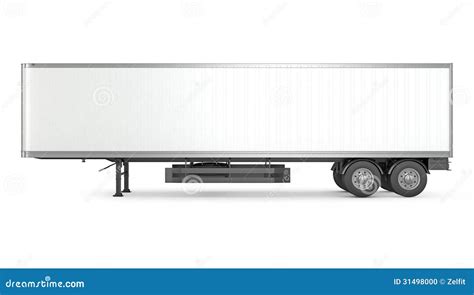 Semi-trailer Dump Truck Sketch Isolated On Blue Background. 3-axle Trailer Truck. Tracing ...