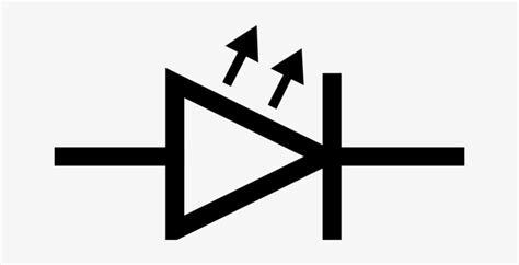 Electronic Symbol Circuit Diagram Light-emitting Diode - Light Emitting Diode Led Symbol - Free ...