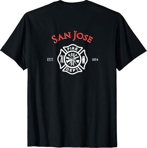 Amazon.com: San Jose Fire Rescue California Firefighter Uniform Duty T-Shirt : Clothing, Shoes ...